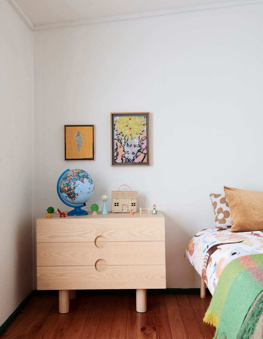 Before + After: An Arty + Eclectic Kids Bedroom Transformation